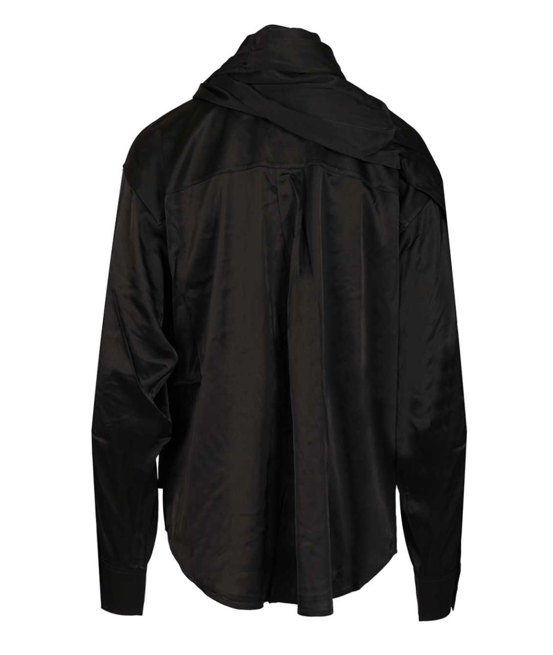 ACNE STUDIOS Черная вискозная рубашка, фото 2