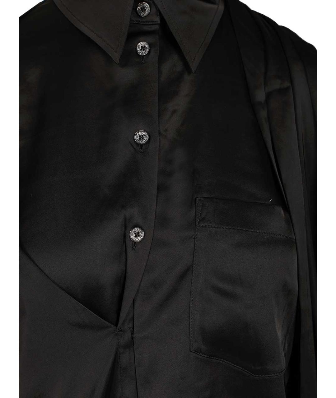 ACNE STUDIOS Черная вискозная рубашка, фото 4