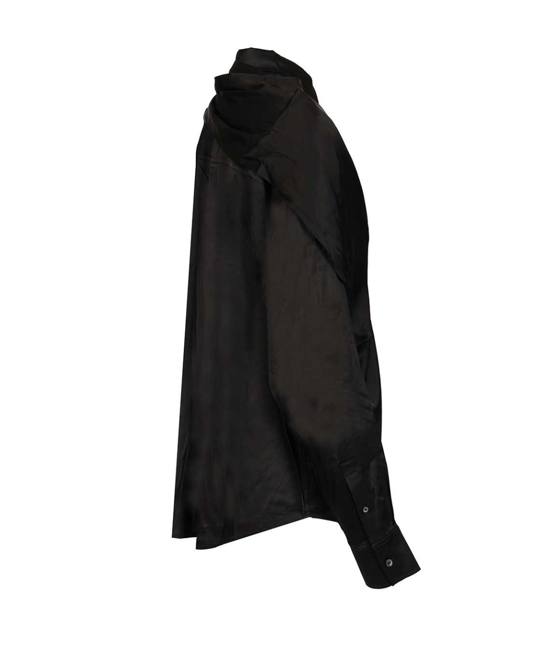 ACNE STUDIOS Черная вискозная рубашка, фото 3