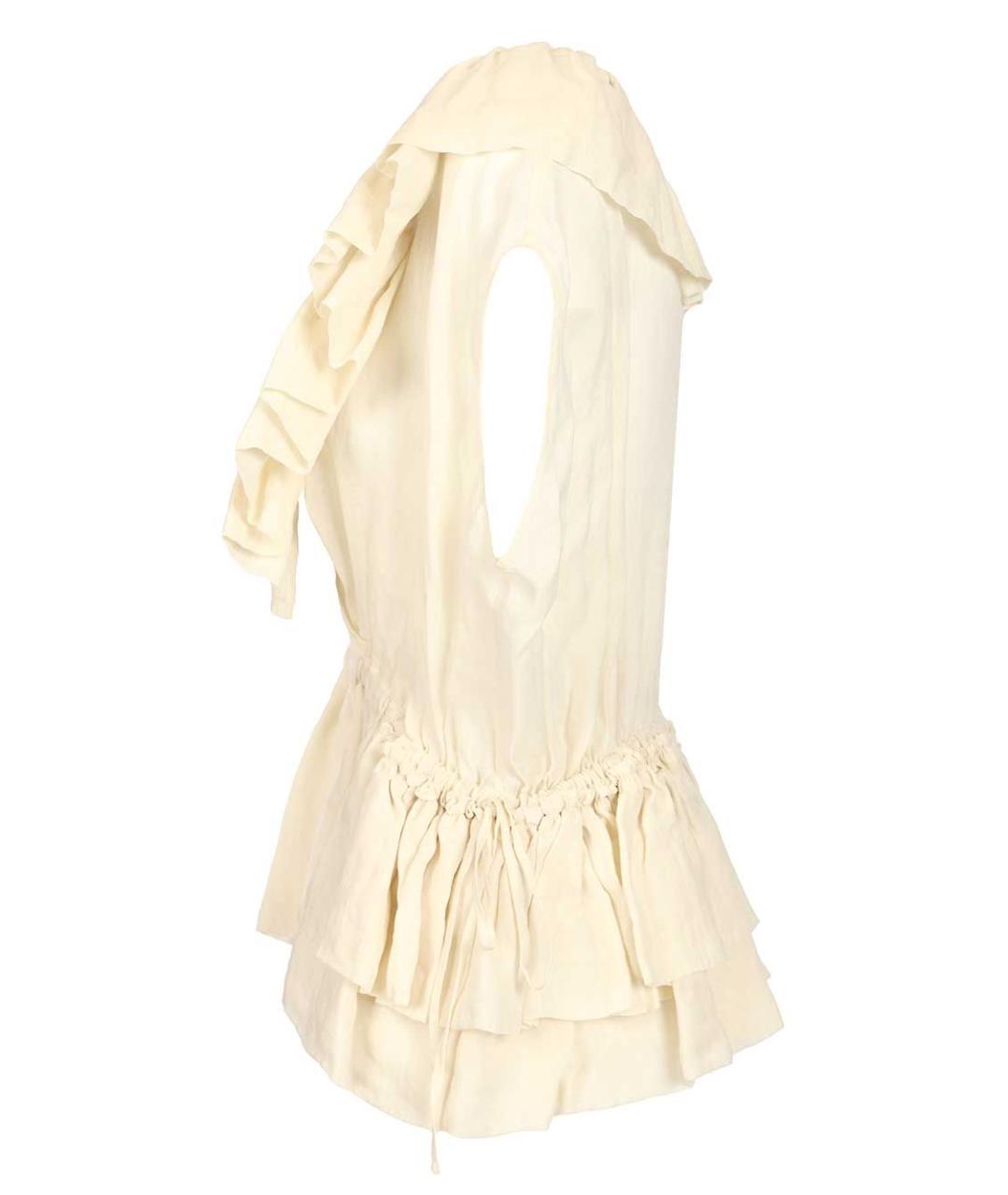 DRIES VAN NOTEN Бежевая блузы, фото 3