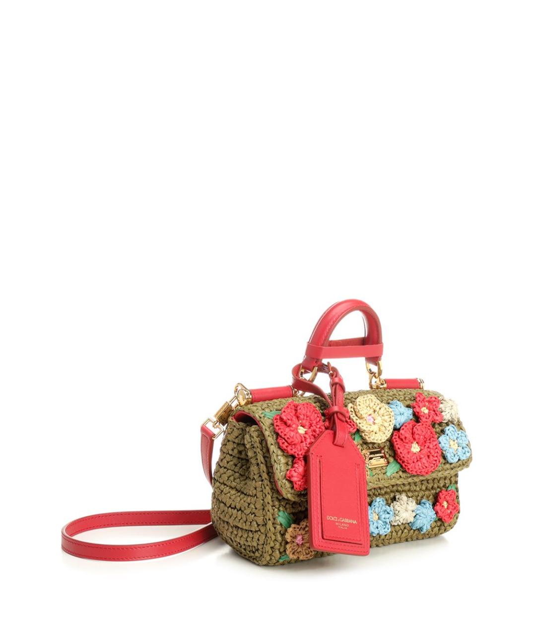 DOLCE&GABBANA Мульти пелетеная сумка тоут, фото 2