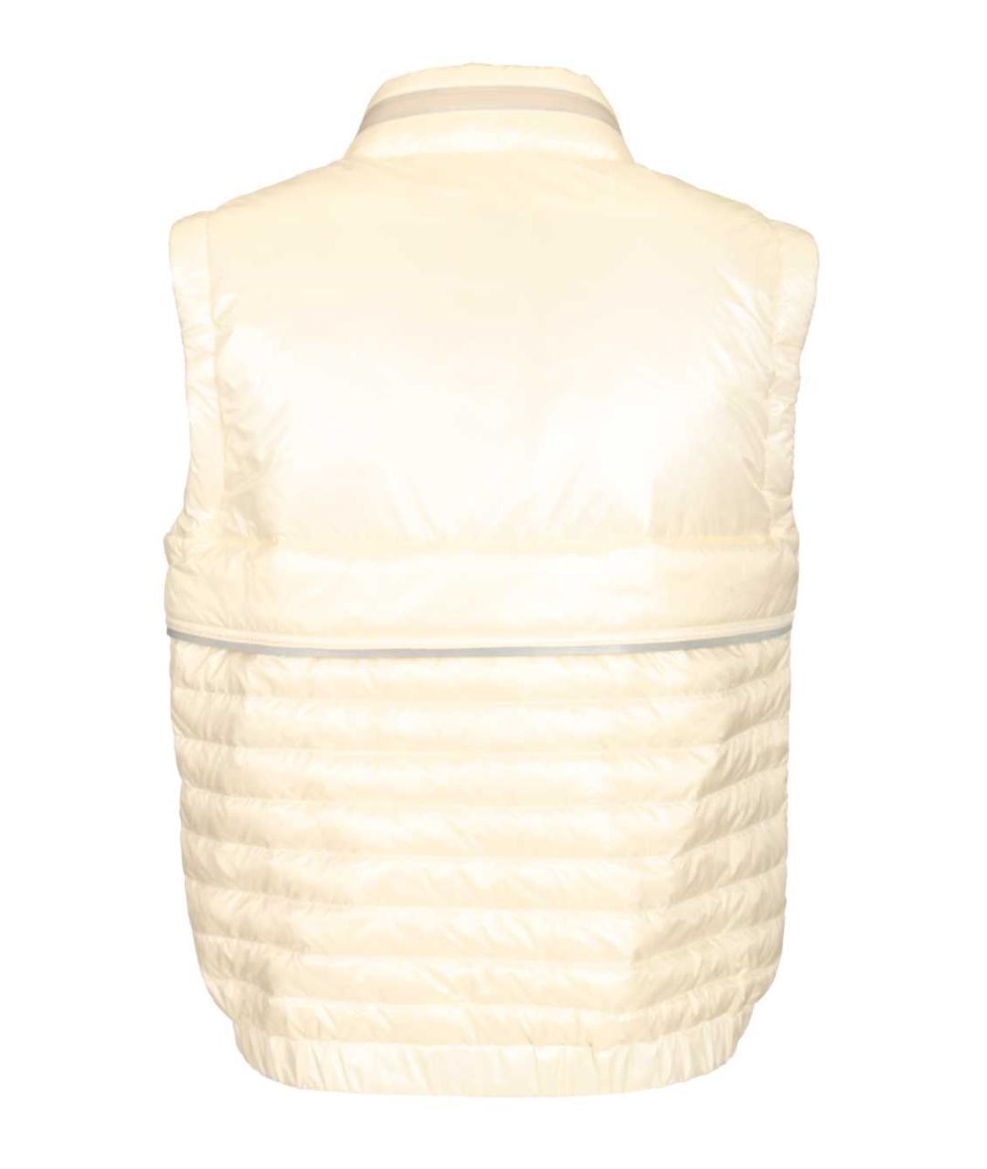 MONCLER GRENOBLE Бежевый полиамидовый жилет, фото 2