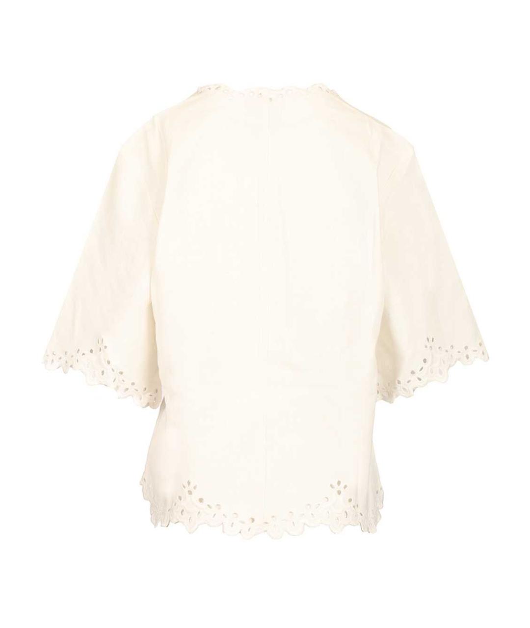 ISABEL MARANT ETOILE Белая хлопковая рубашка, фото 2