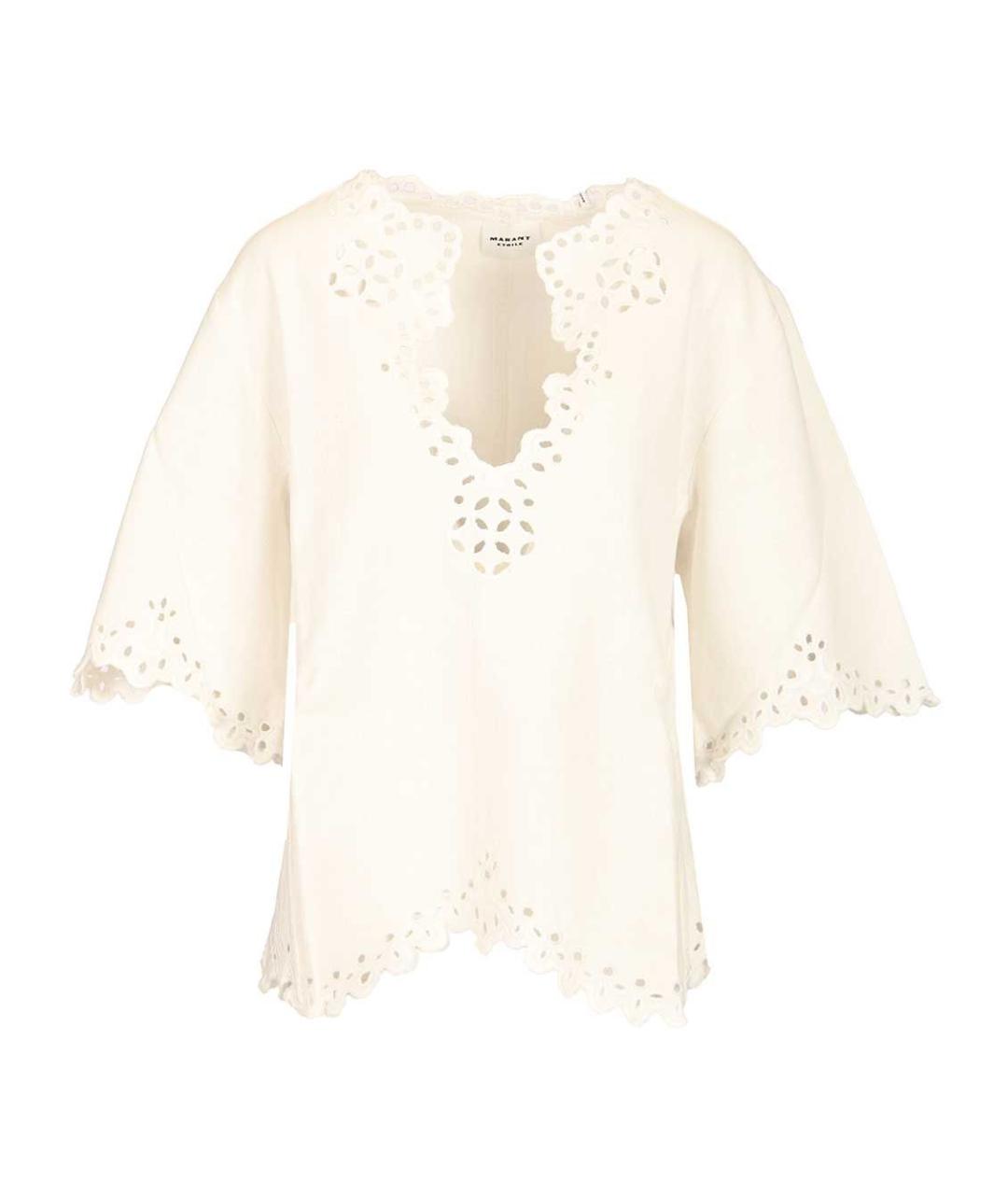 ISABEL MARANT ETOILE Белая хлопковая рубашка, фото 1