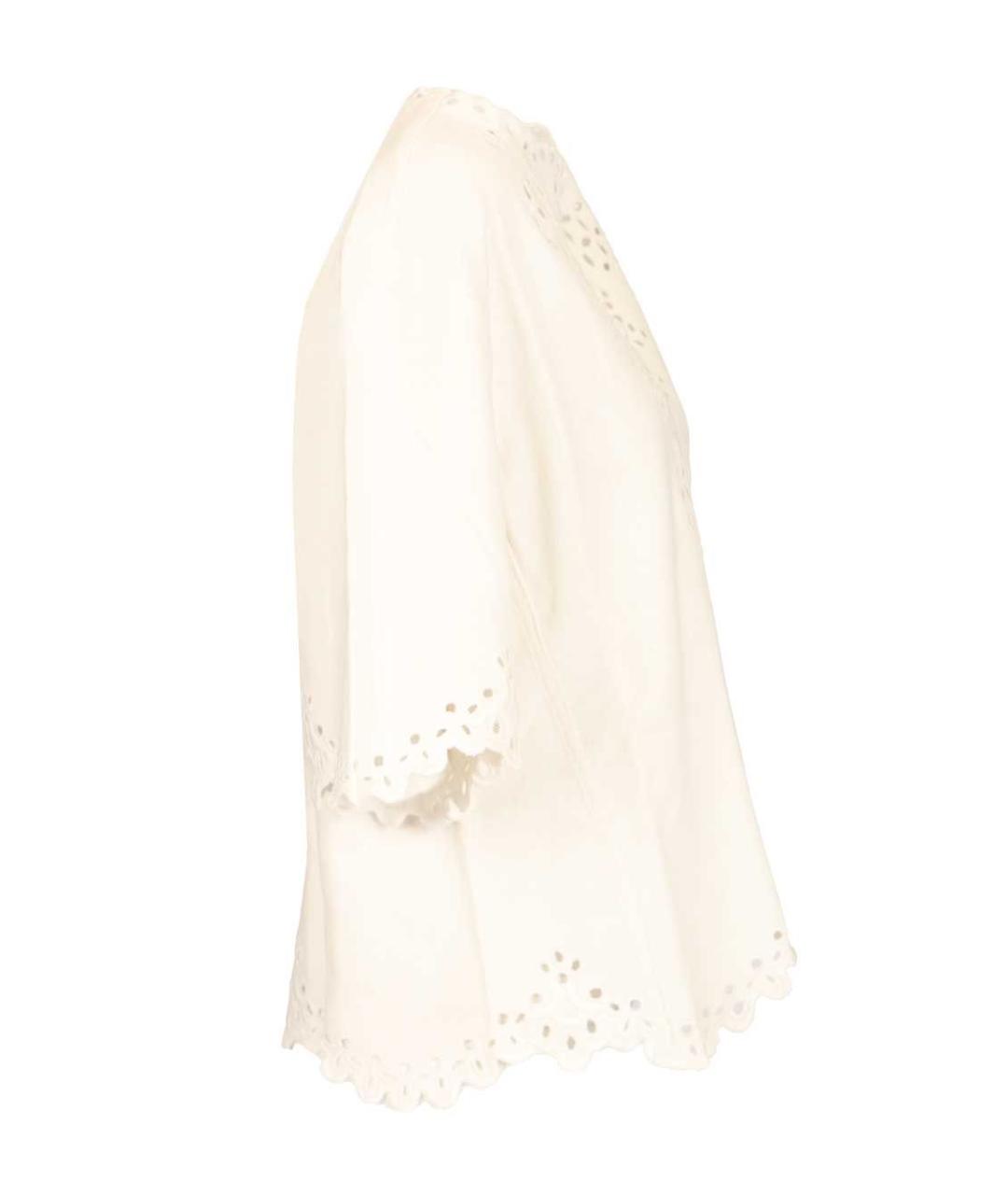 ISABEL MARANT ETOILE Белая хлопковая рубашка, фото 3