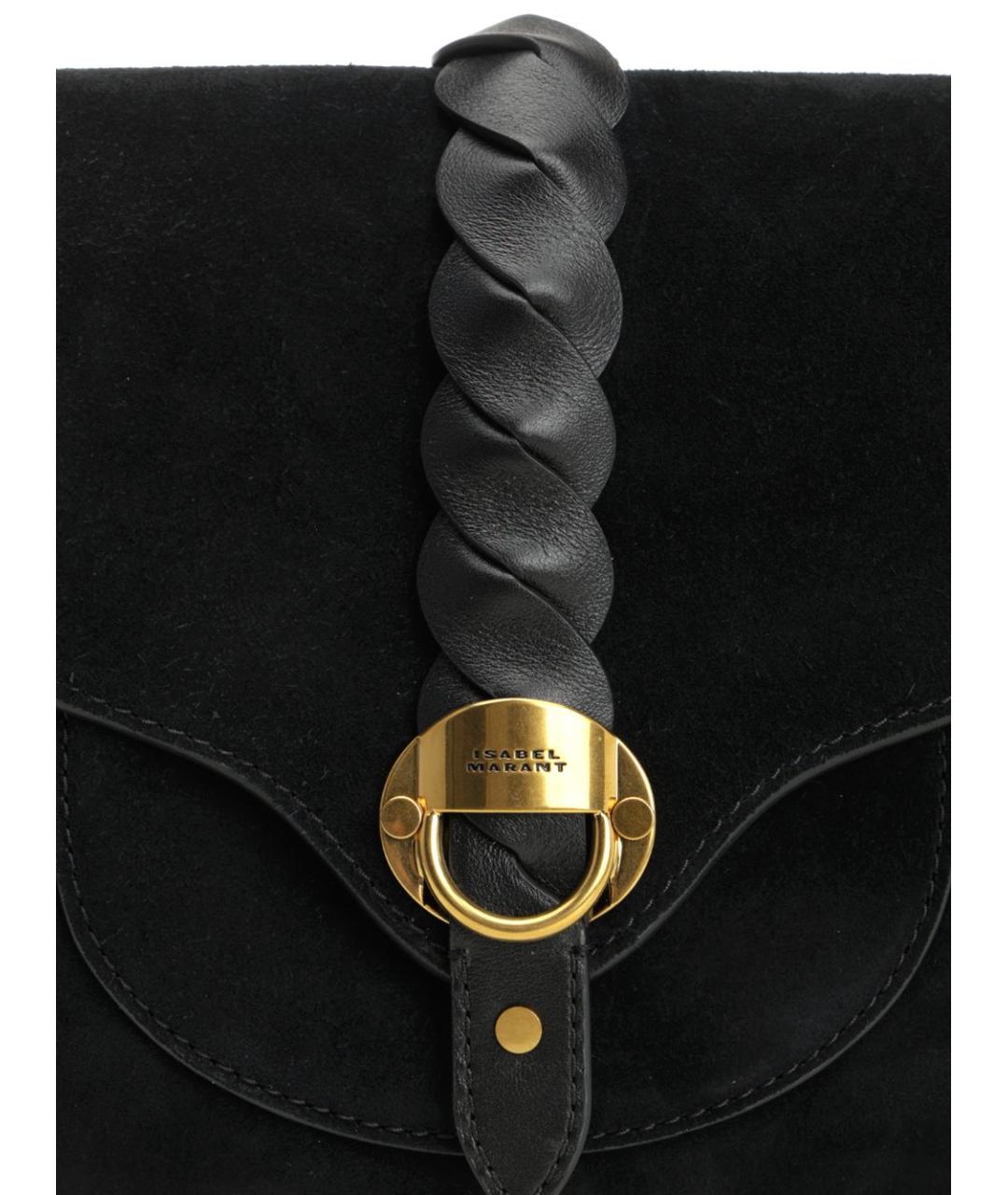 ISABEL MARANT Черная замшевая сумка через плечо, фото 5
