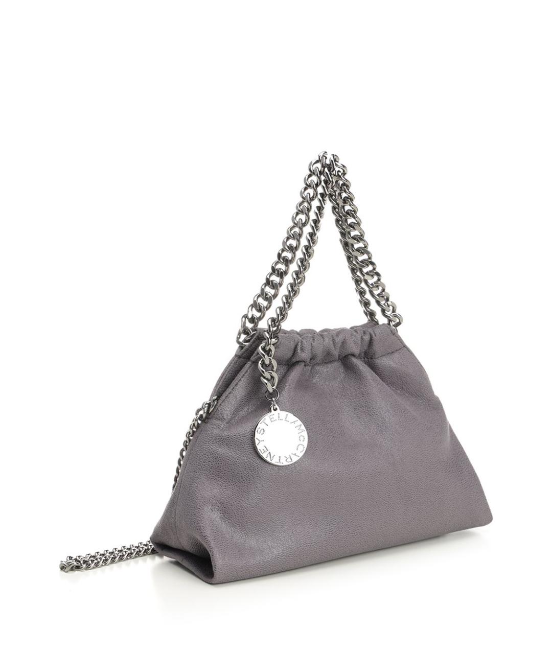 STELLA MCCARTNEY Серая сумка тоут из искусственной кожи, фото 2