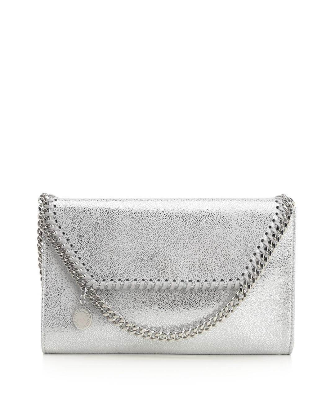 STELLA MCCARTNEY Серебряная сумка через плечо из искусственной кожи, фото 1