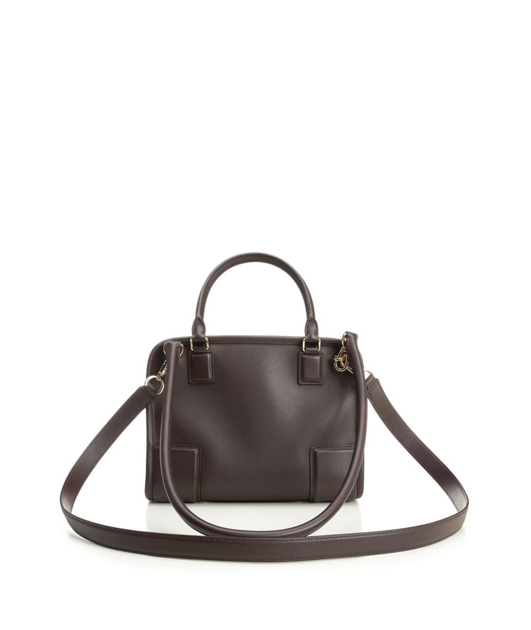 LOEWE Коричневая кожаная сумка тоут, фото 3