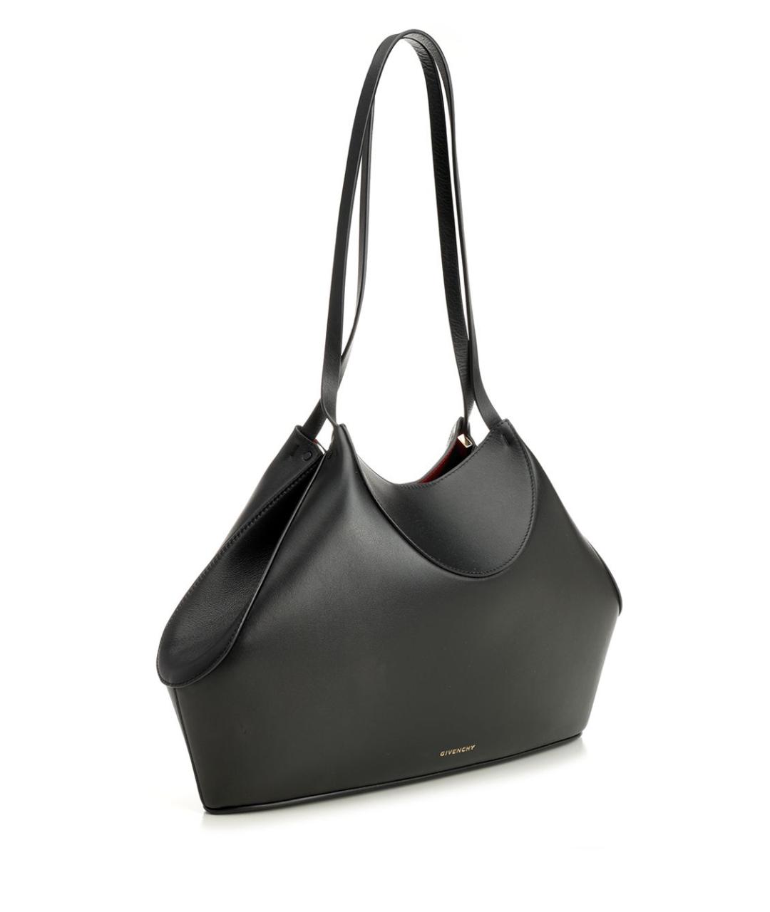 GIVENCHY Черная кожаная сумка тоут, фото 2