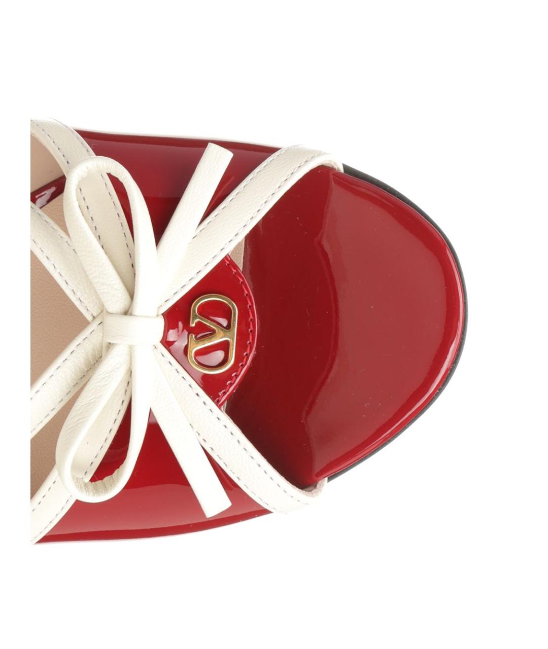 VALENTINO Мульти кожаные сандалии, фото 4