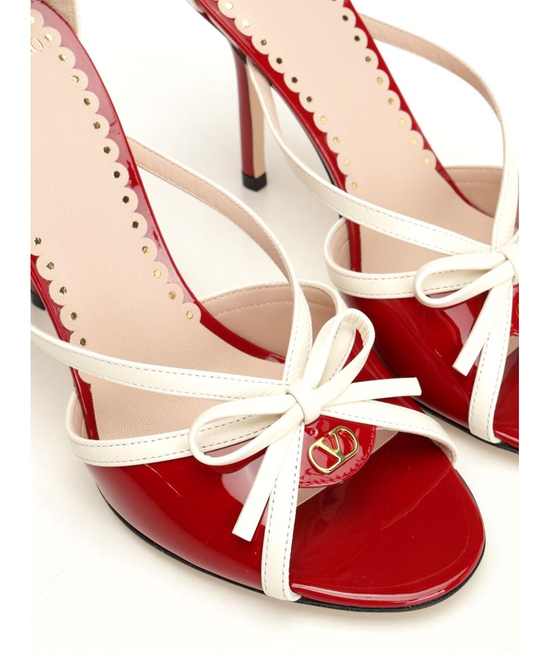 VALENTINO Мульти кожаные сандалии, фото 6