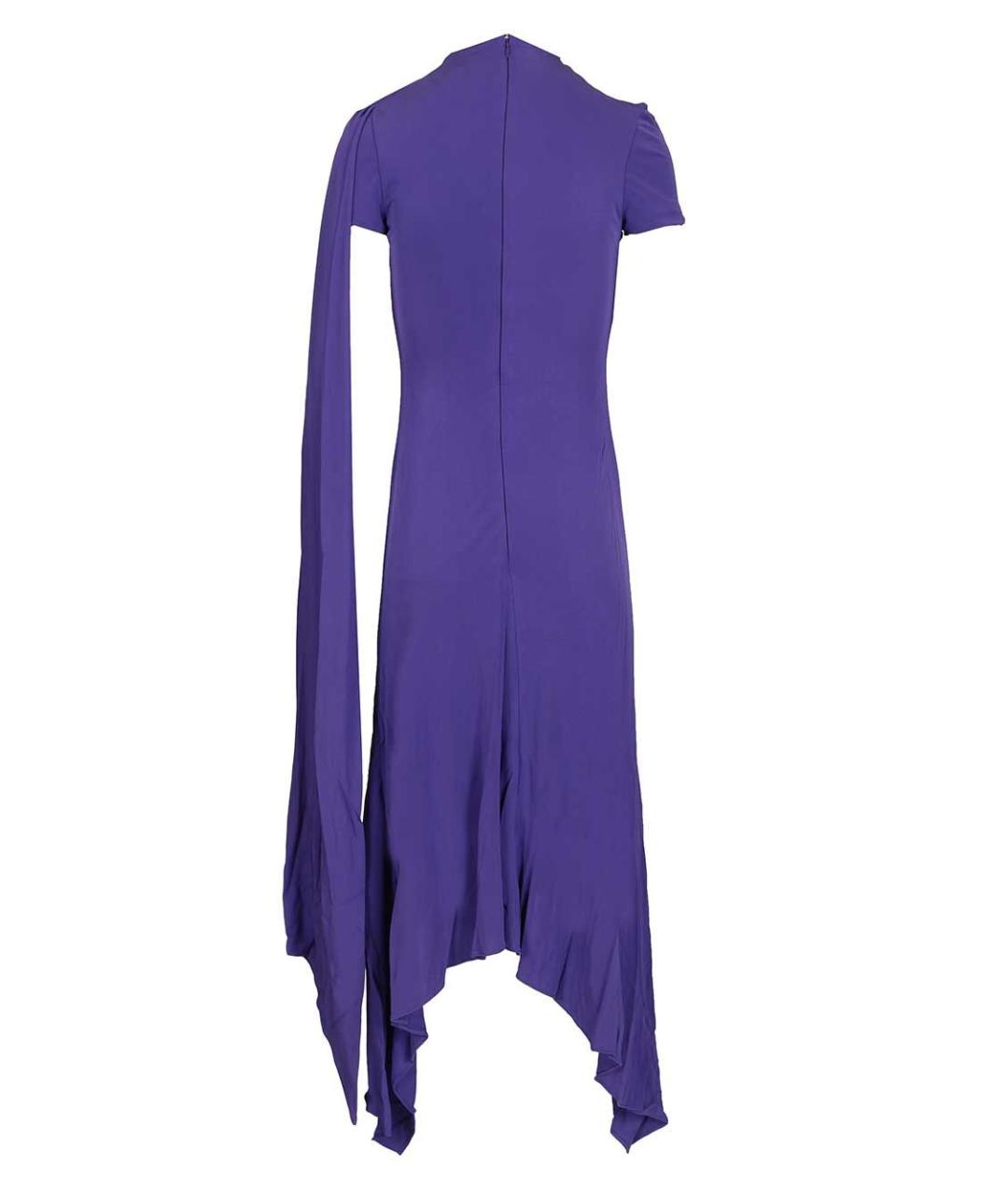 ACNE STUDIOS Фиолетовое полиэстеровое платье, фото 2
