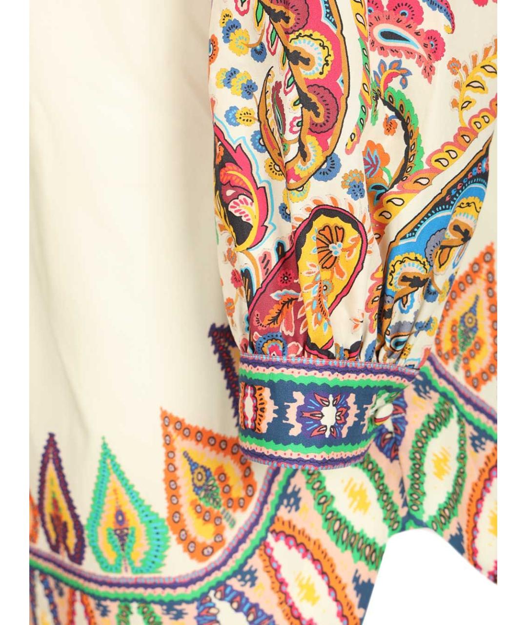 ETRO Мульти хлопковое повседневное платье, фото 5