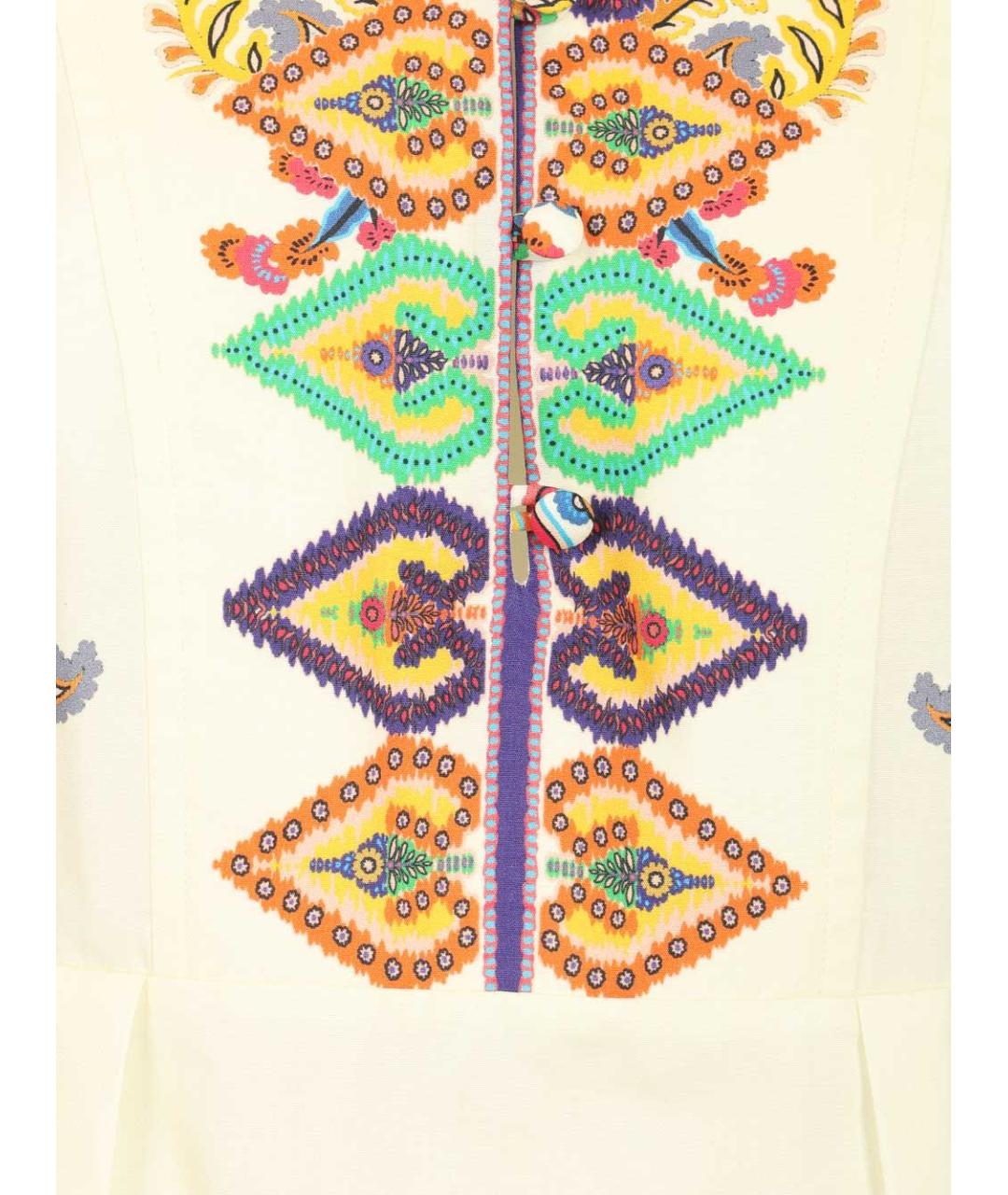 ETRO Мульти хлопковое повседневное платье, фото 4
