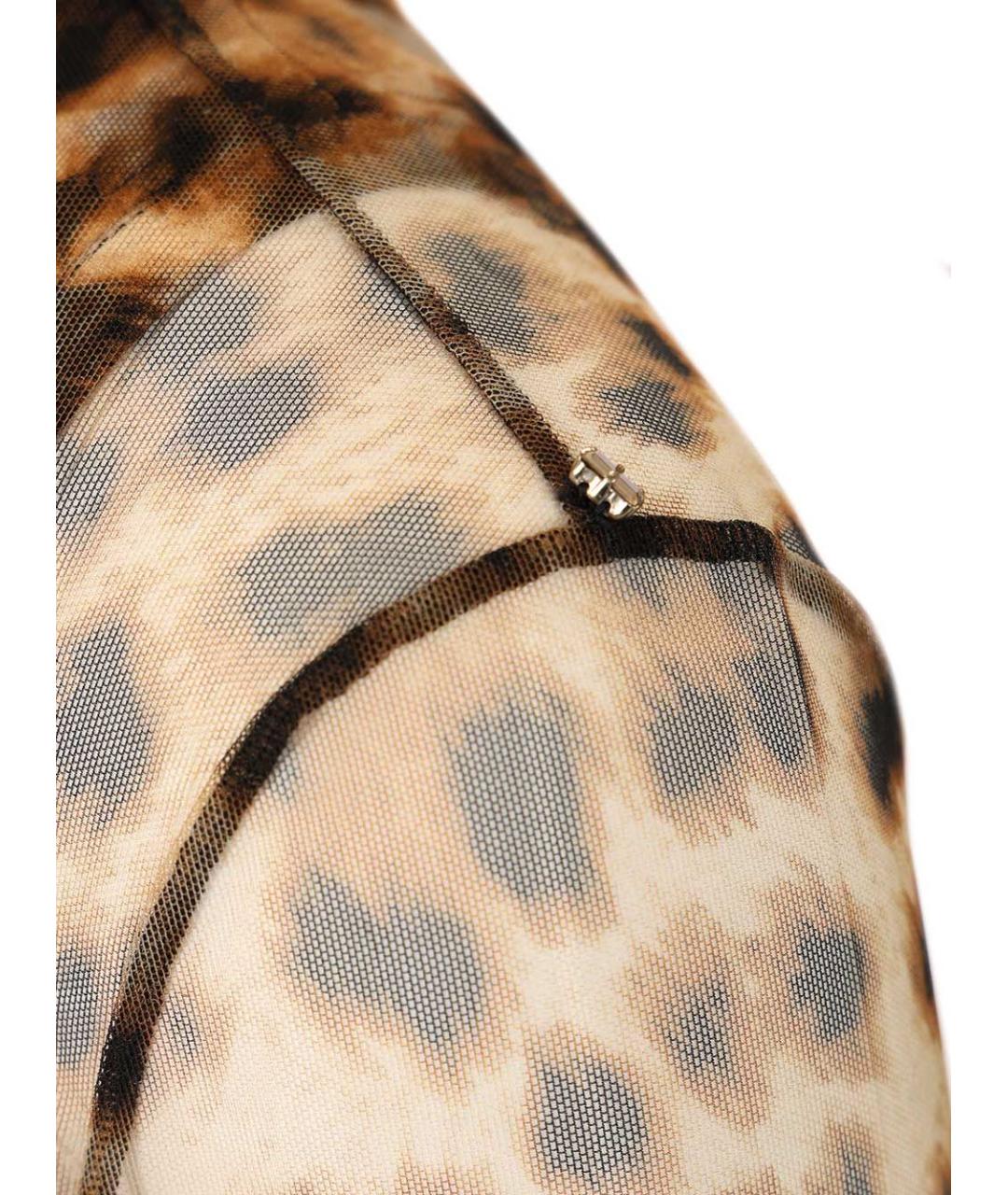 SPORTMAX Мульти полиамидовое повседневное платье, фото 5