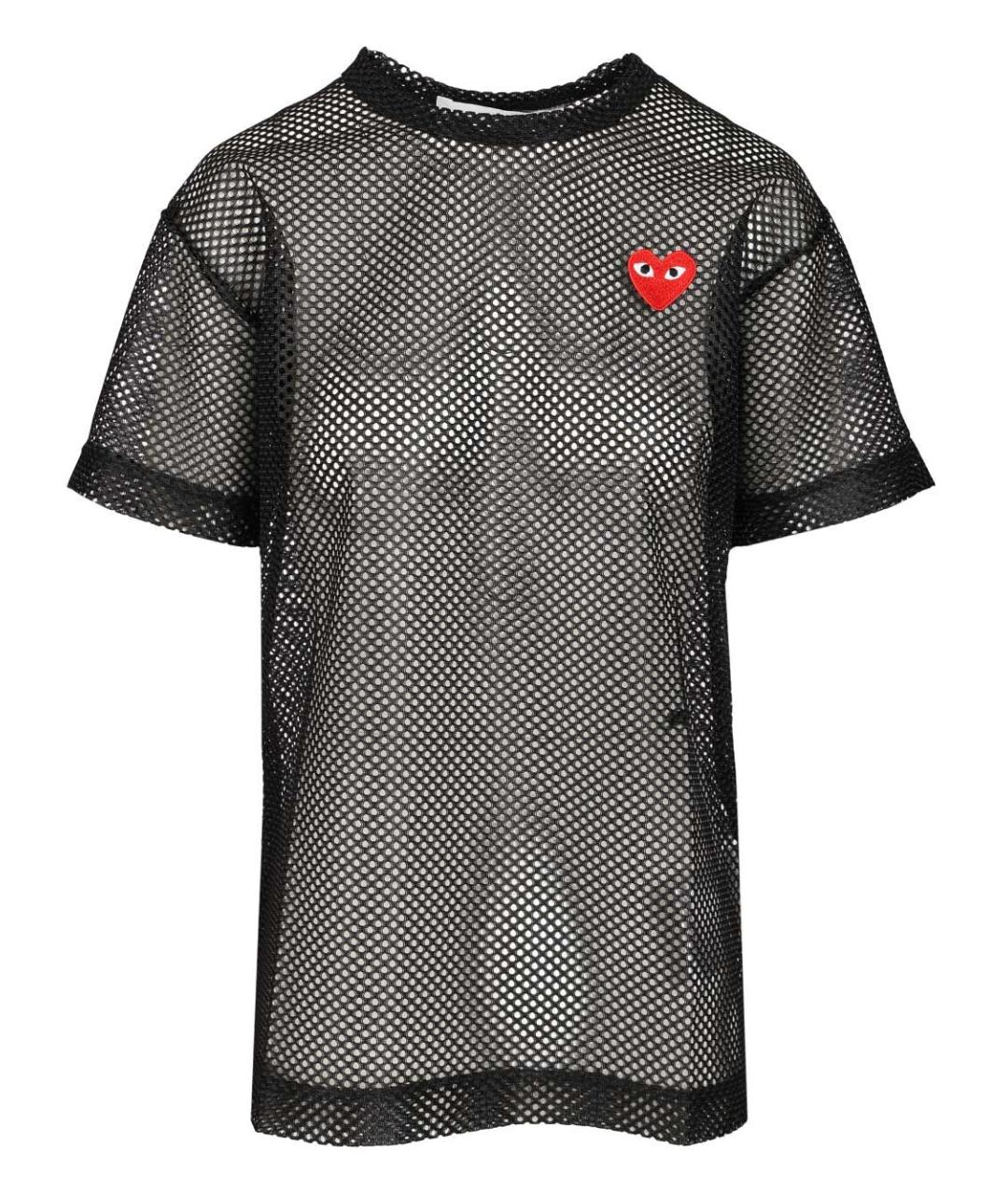 COMME DES GARÇONS PLAY Черная футболка, фото 1