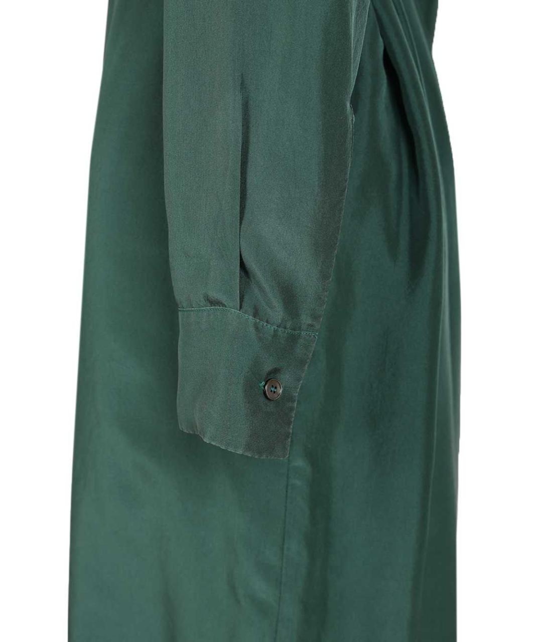 BARENA Зеленые шелковое коктейльное платье, фото 5