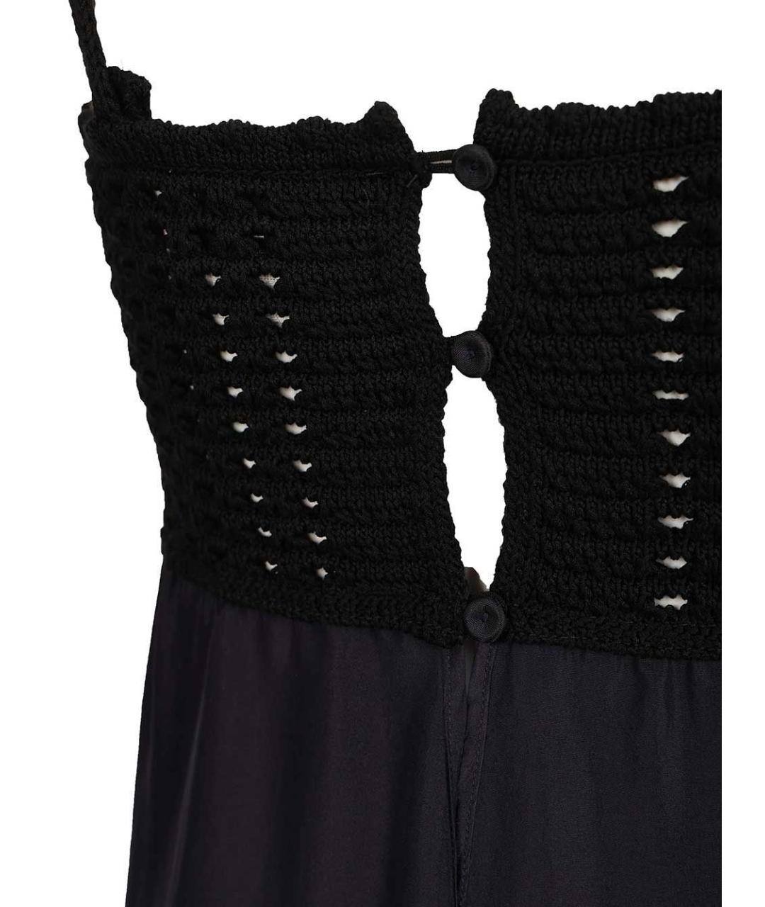 FORTE FORTE Темно-синее хлопковое повседневное платье, фото 4