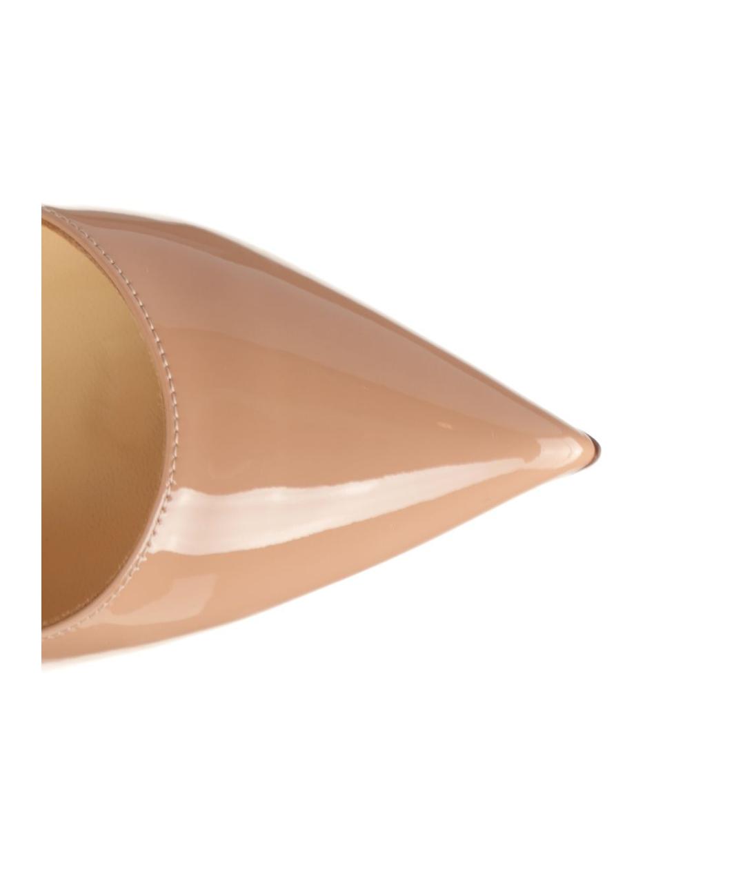 CHRISTIAN LOUBOUTIN Розовые кожаные туфли, фото 4