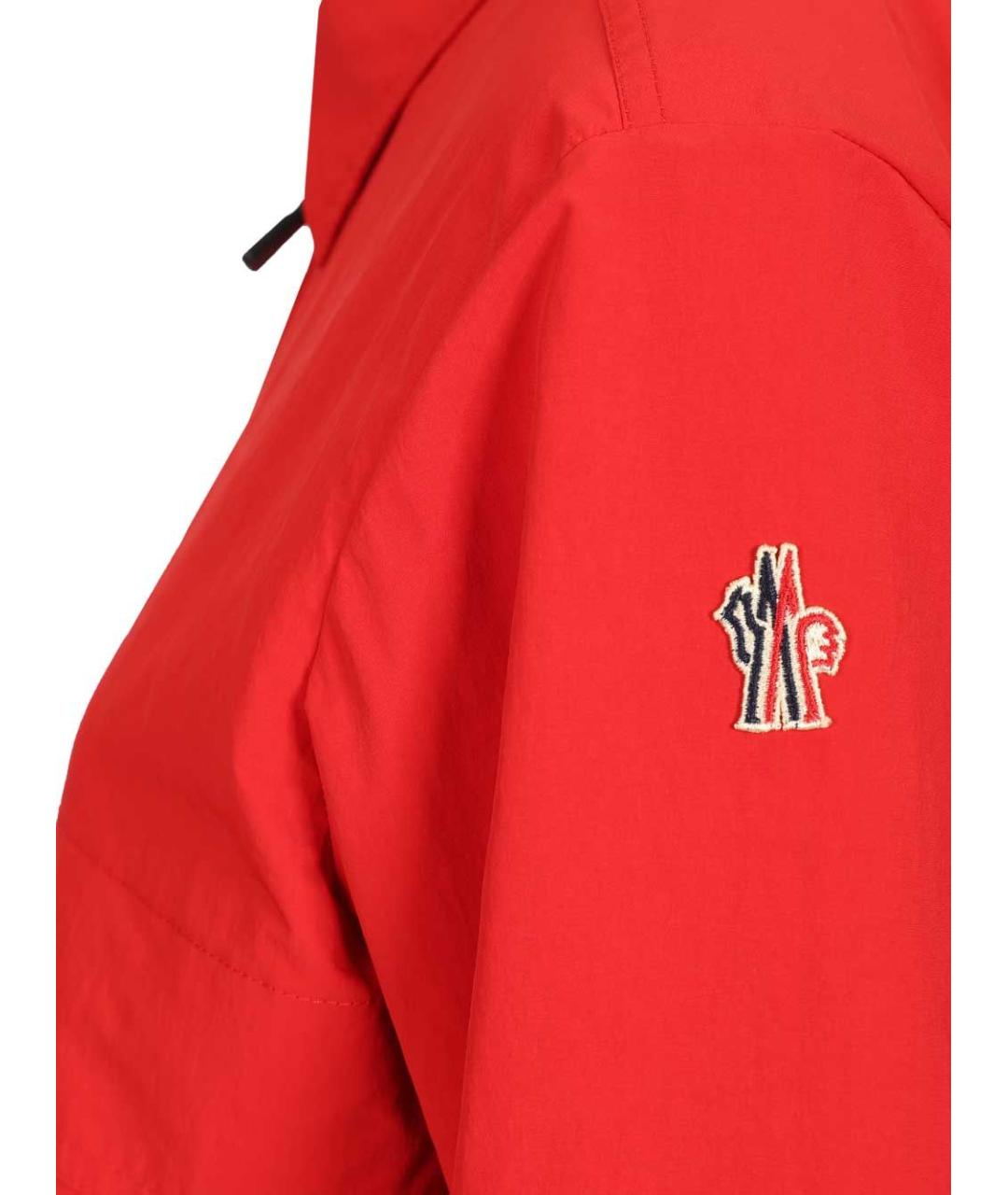 MONCLER GRENOBLE Красная хлопковая куртка, фото 5