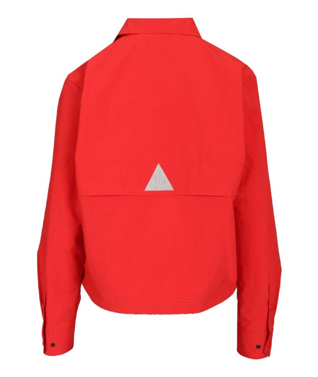 MONCLER GRENOBLE Красная хлопковая куртка, фото 2