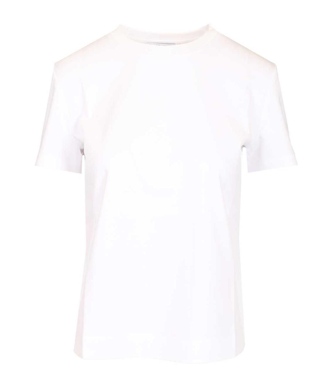 MAX MARA Белая хлопковая футболка, фото 1