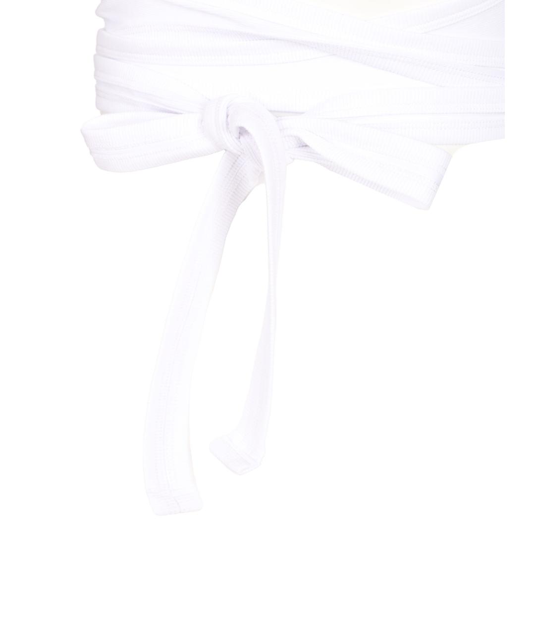 DIESEL Белая хлопко-эластановая футболка, фото 5