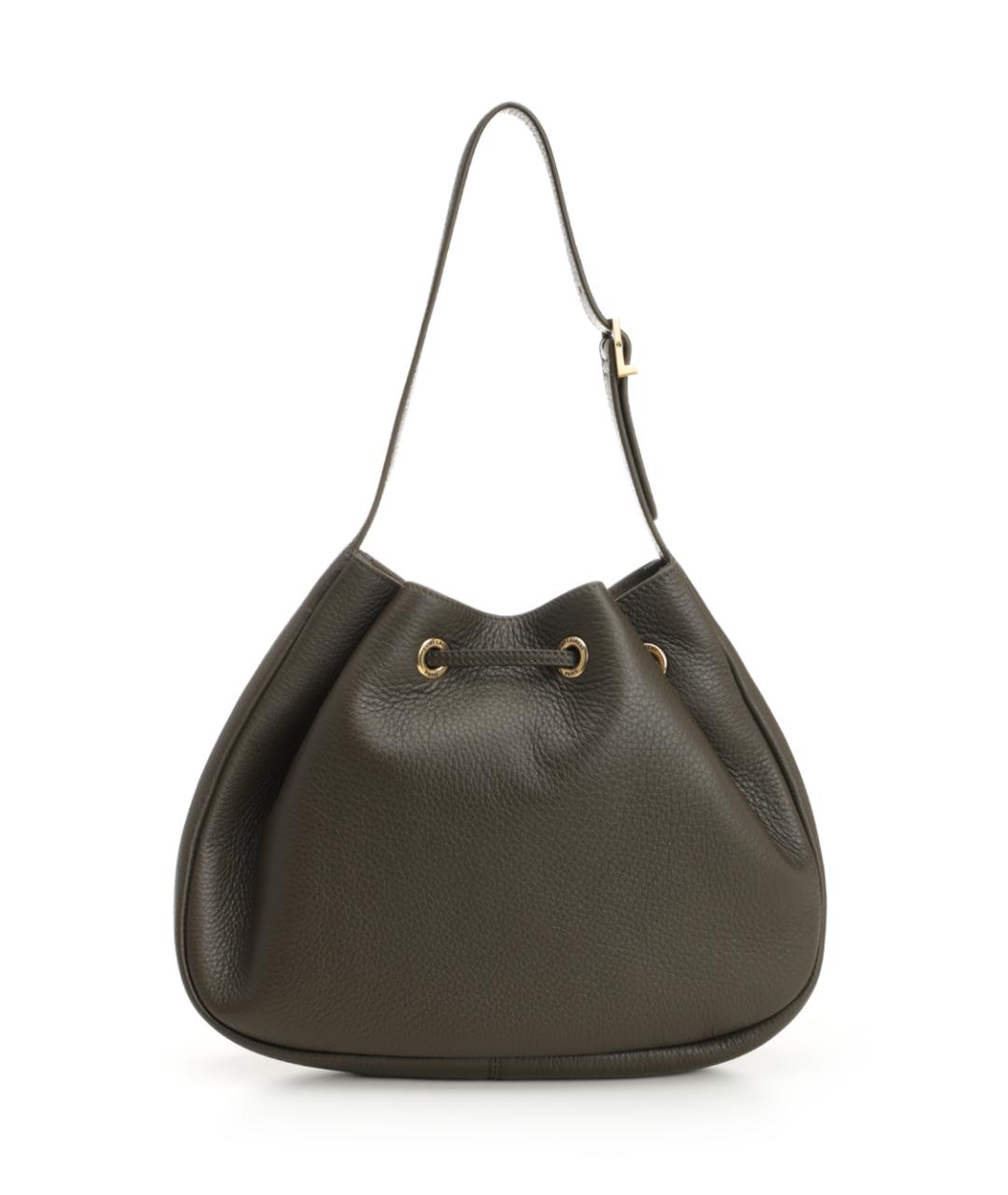 SAINT LAURENT Зеленая кожаная сумка через плечо, фото 3