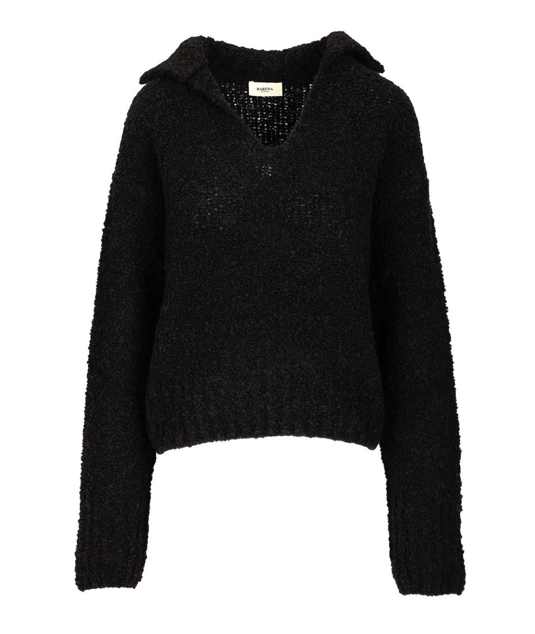 BARENA Черный шерстяной джемпер / свитер, фото 1