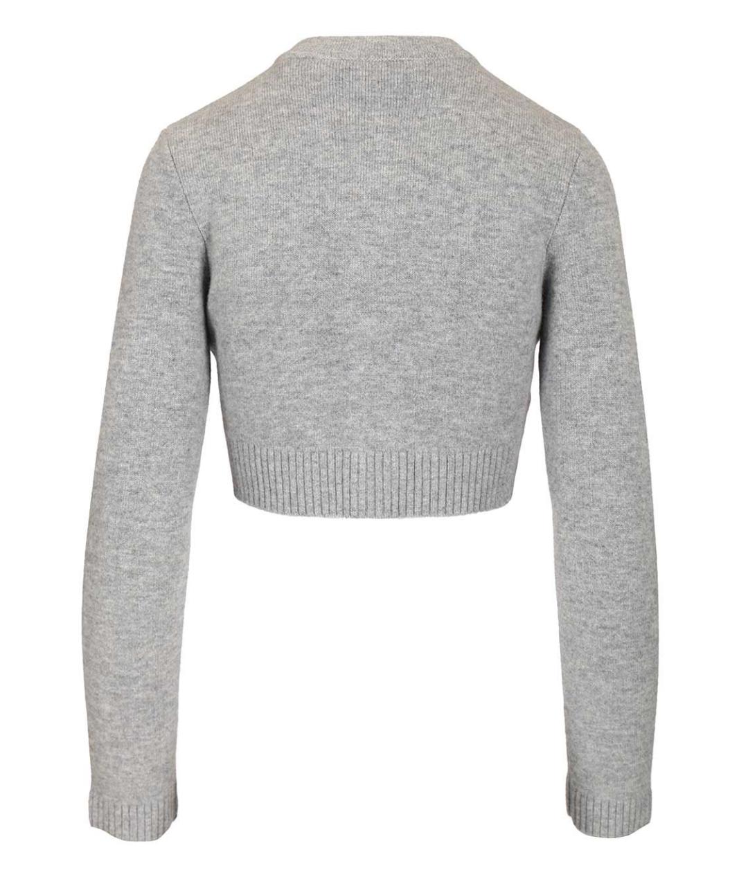 SELF-PORTRAIT Серый шерстяной кардиган, фото 3