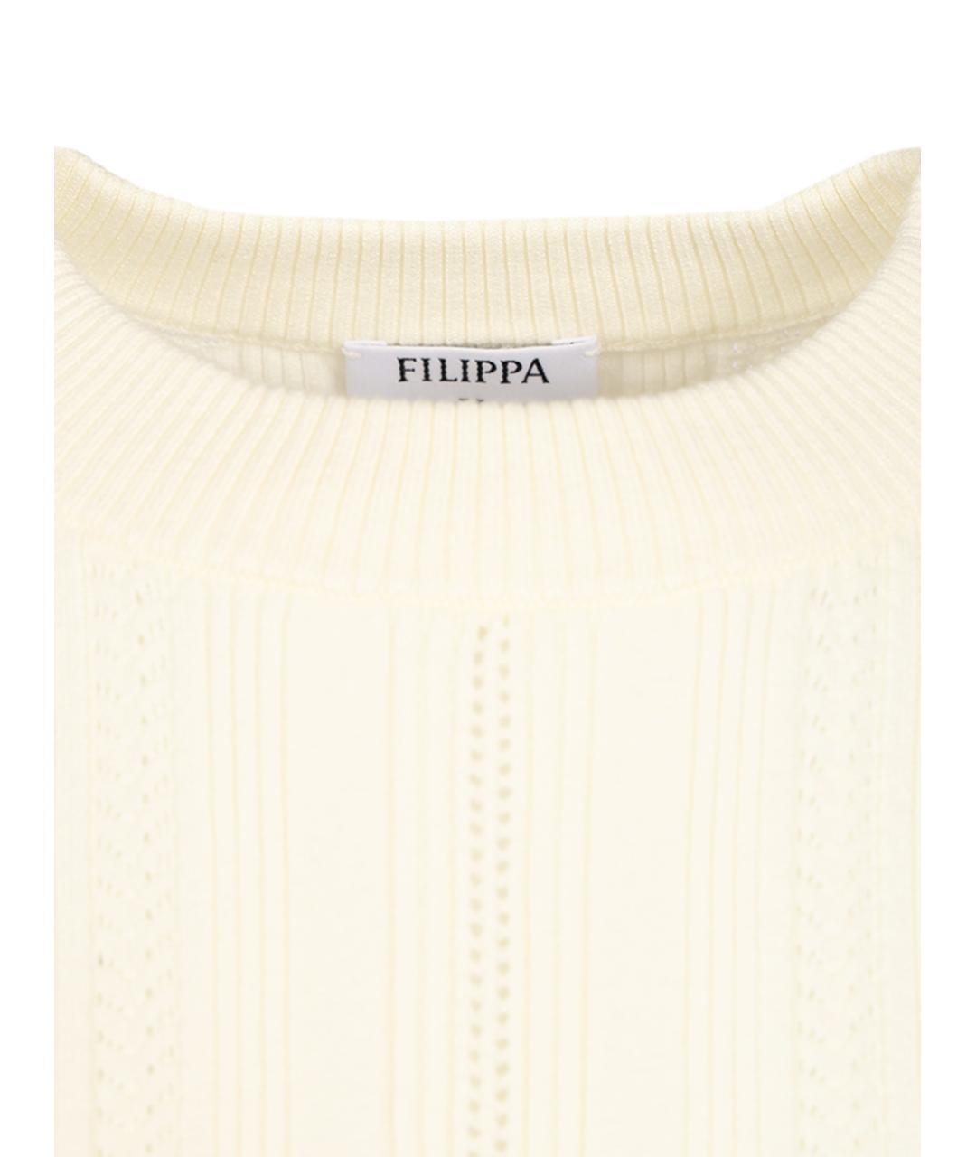 FILIPPA K Белая вискозная футболка, фото 3