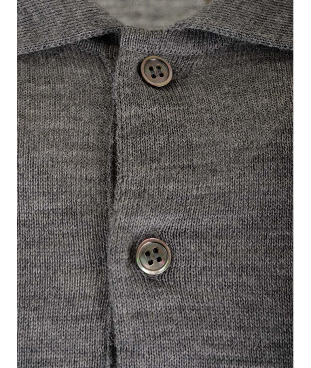 COMME DES GARÇONS PLAY Серый шерстяной джемпер / свитер, фото 4