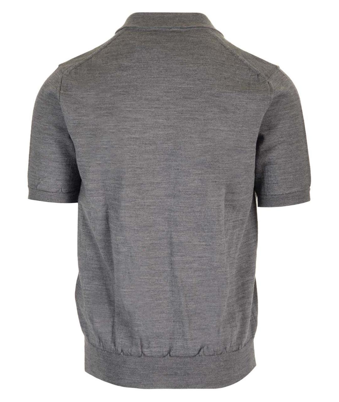 COMME DES GARÇONS PLAY Серый шерстяной джемпер / свитер, фото 2