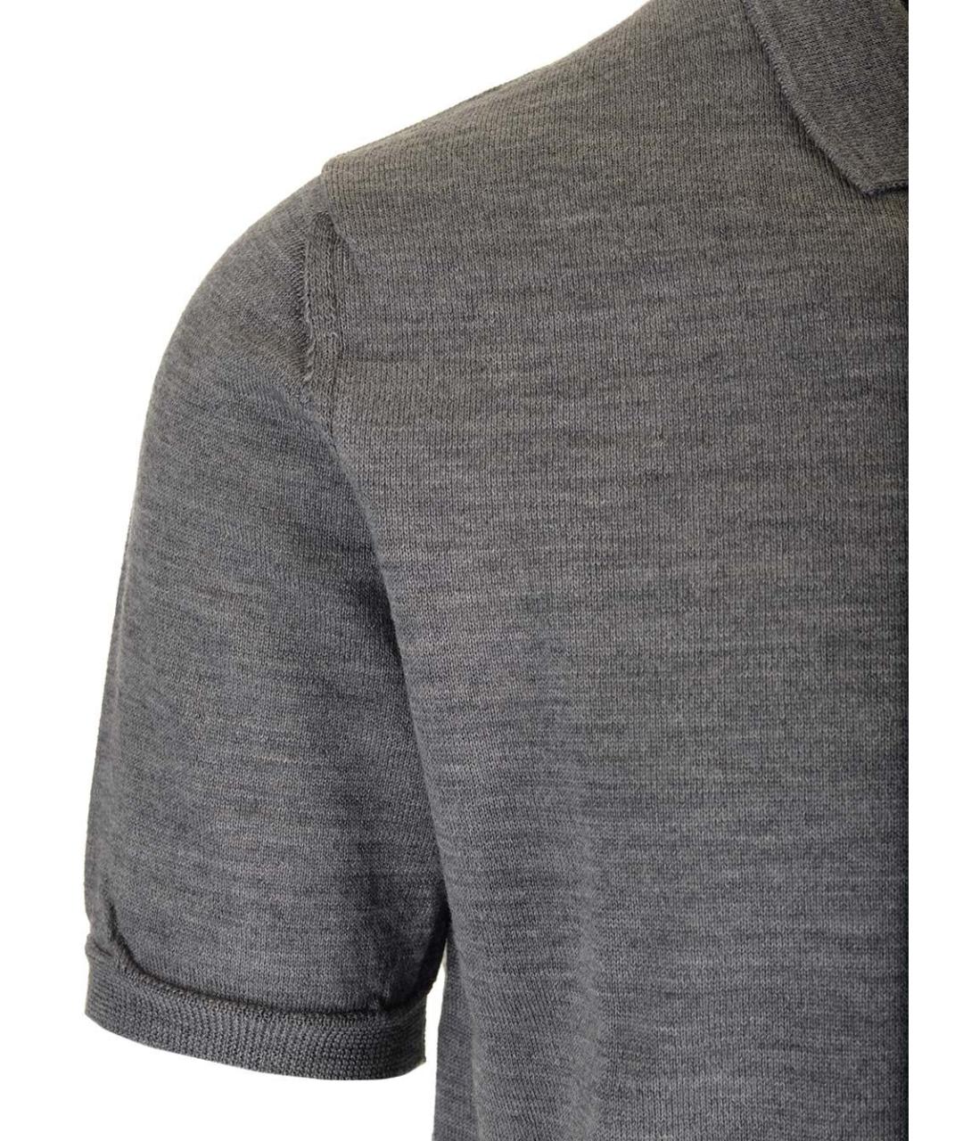 COMME DES GARÇONS PLAY Серый шерстяной джемпер / свитер, фото 5