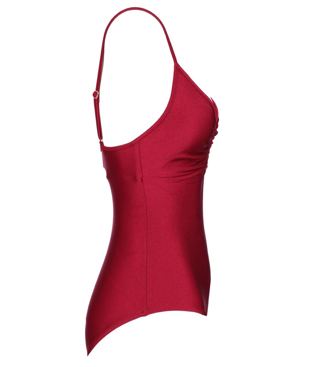 ZIMMERMANN Бордовый полиамидовый купальник, фото 3