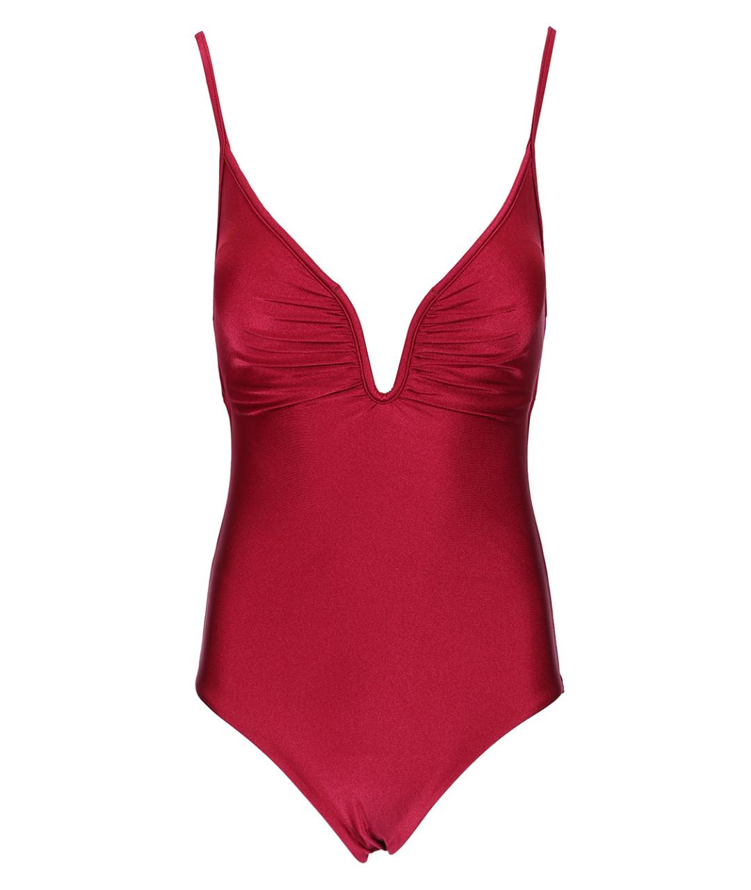 ZIMMERMANN Бордовый полиамидовый купальник, фото 1