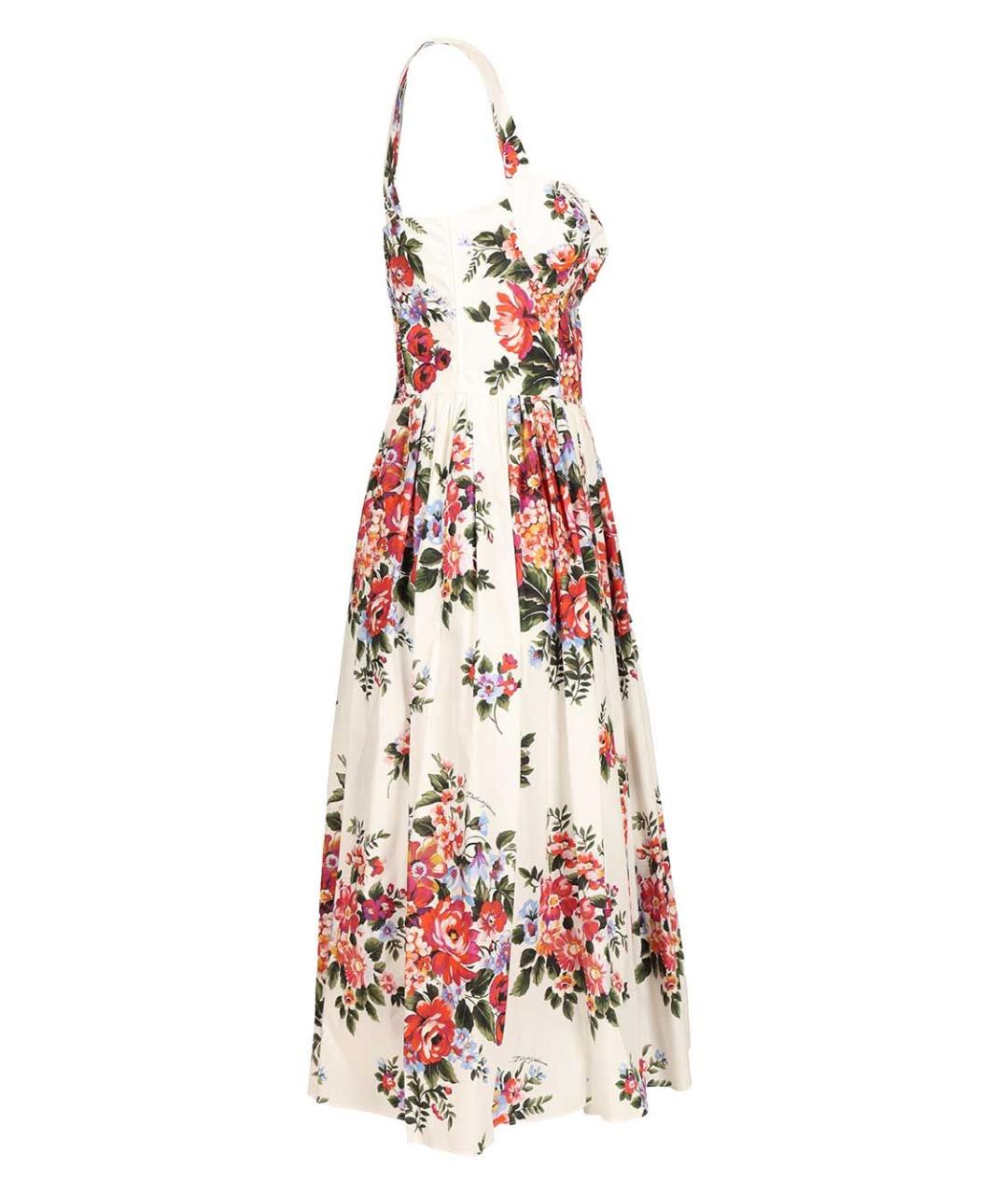 DOLCE&GABBANA Мульти хлопковый сарафан, фото 3