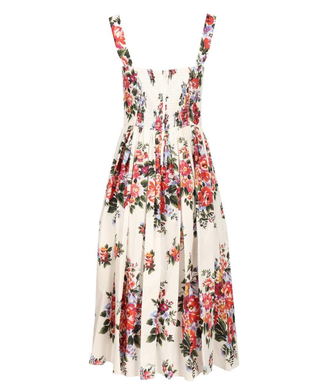 DOLCE&GABBANA Мульти хлопковый сарафан, фото 2