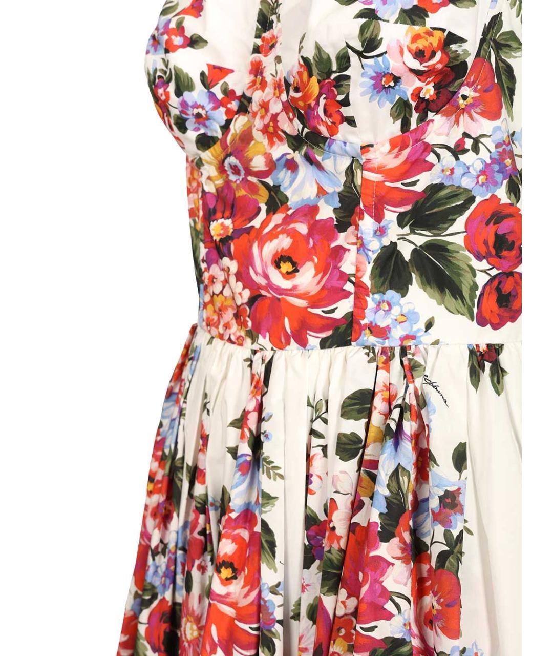 DOLCE&GABBANA Мульти хлопковый сарафан, фото 5