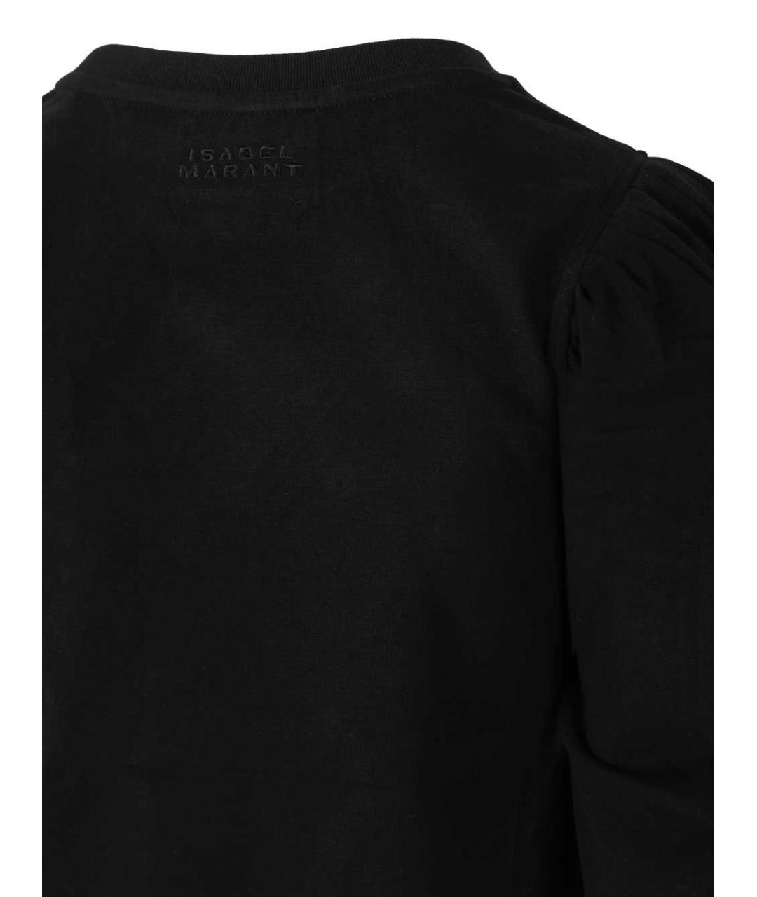 ISABEL MARANT Черная хлопковая футболка, фото 5