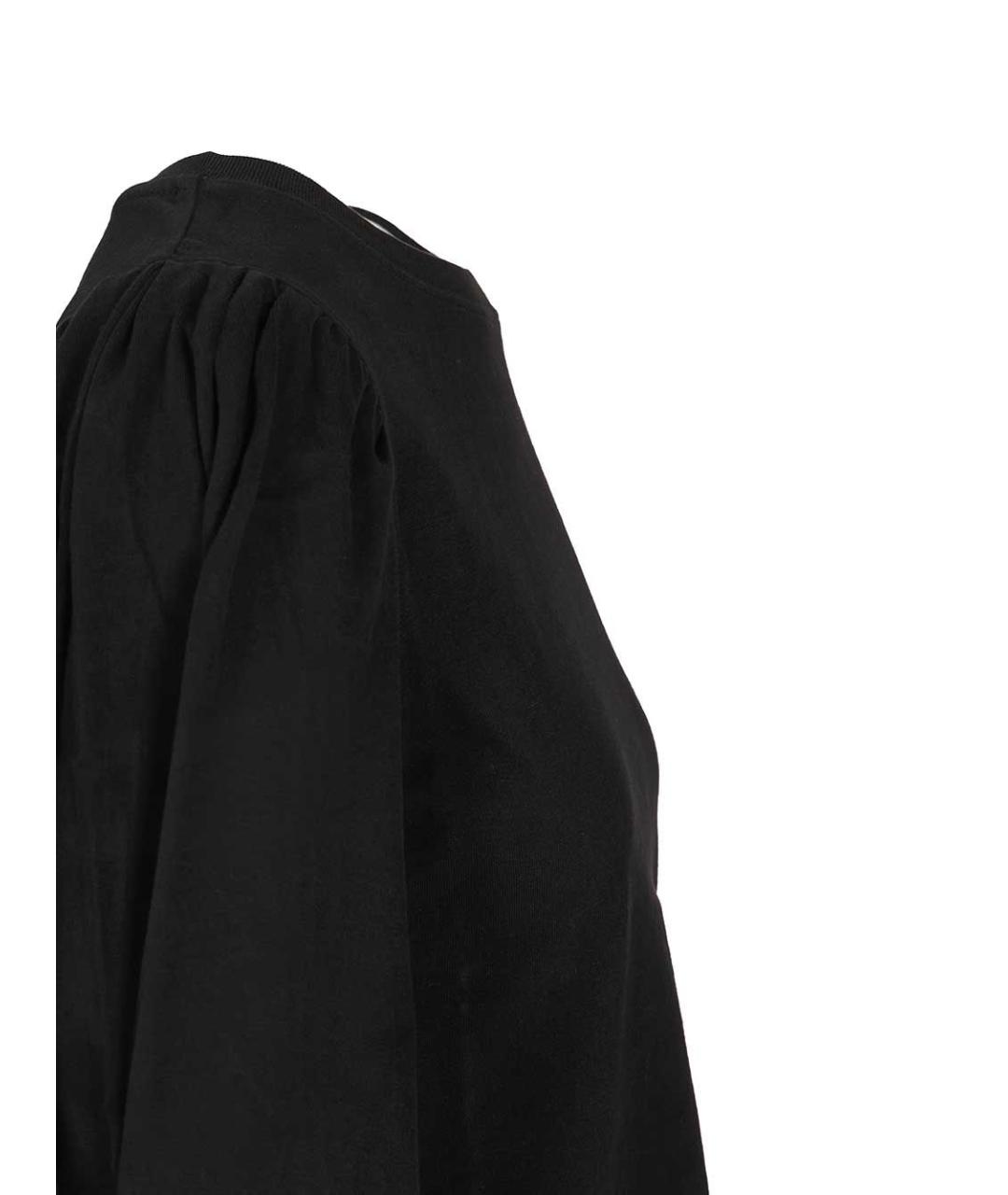 ISABEL MARANT Черная хлопковая футболка, фото 4