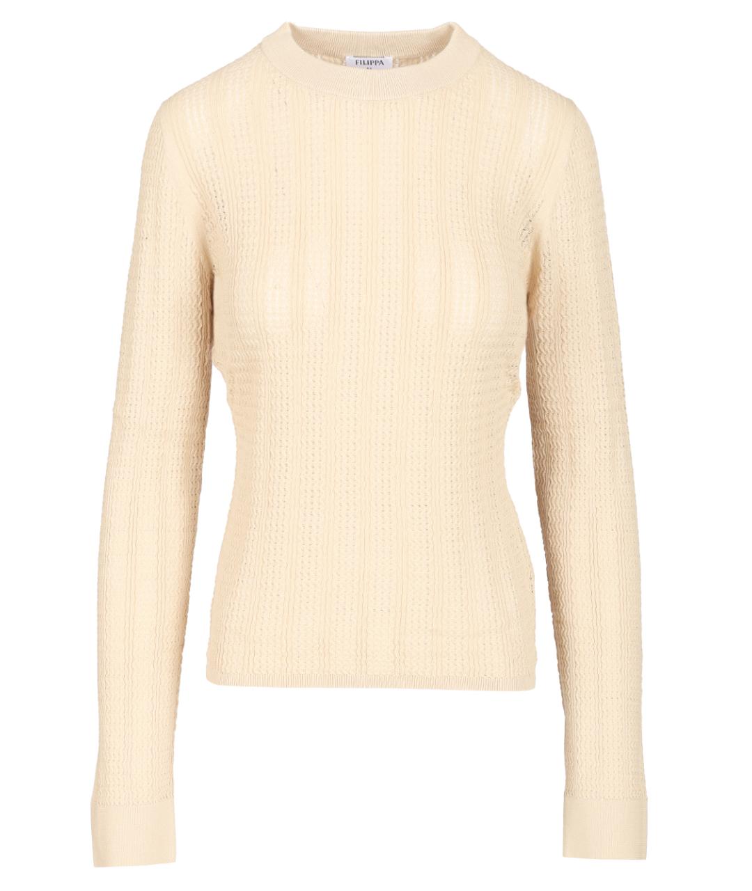 FILIPPA K Бежевая хлопковая блузы, фото 1