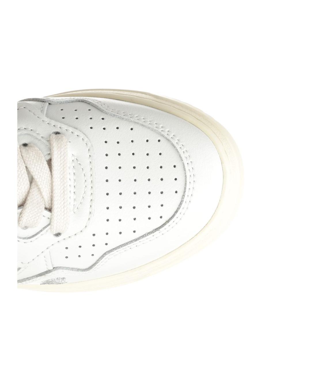 AUTRY Белые кожаные кроссовки, фото 4