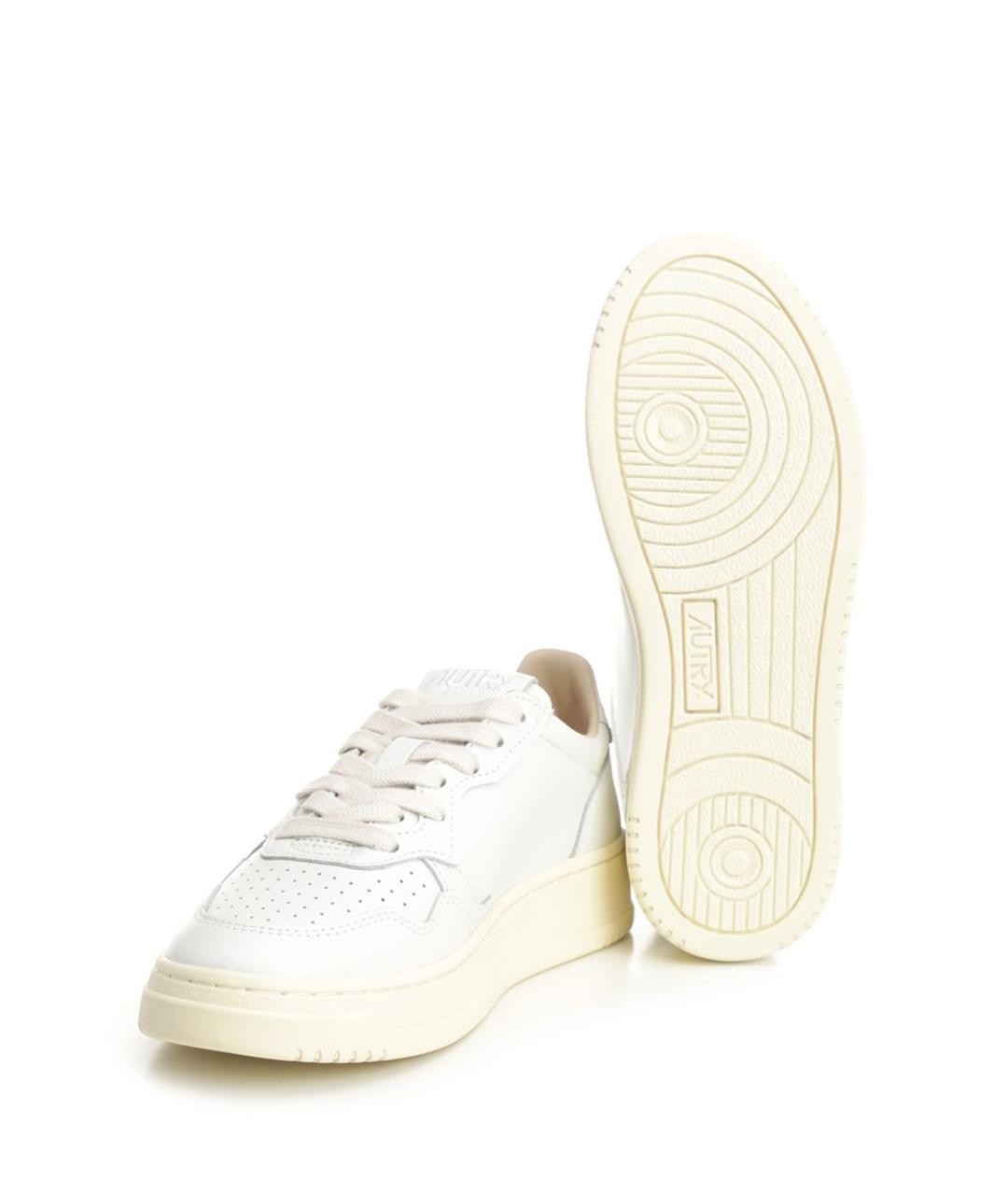 AUTRY Белые кожаные кроссовки, фото 5