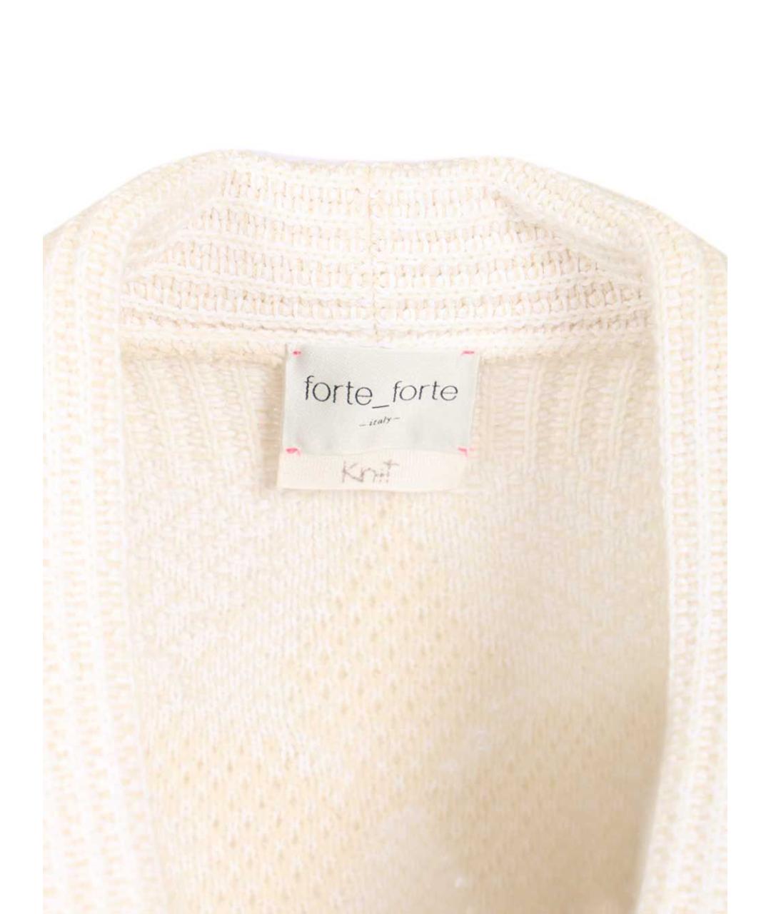 FORTE FORTE Бежевая хлопковая жилетка, фото 5