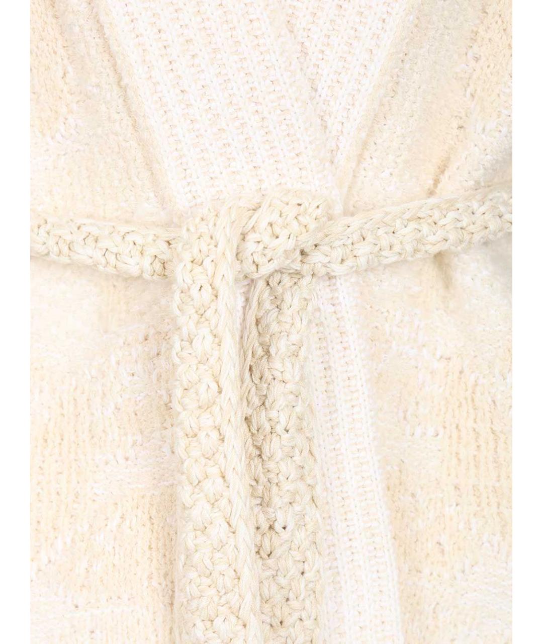 FORTE FORTE Бежевая хлопковая жилетка, фото 4