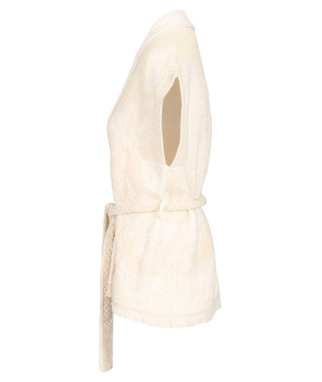 FORTE FORTE Бежевая хлопковая жилетка, фото 3