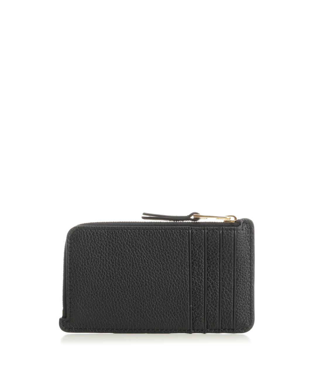 LOEWE Черный кожаный кардхолдер, фото 3