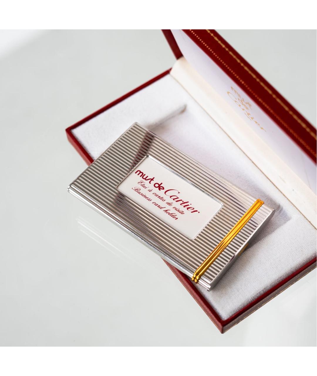 CARTIER Серебряная визитница, фото 3